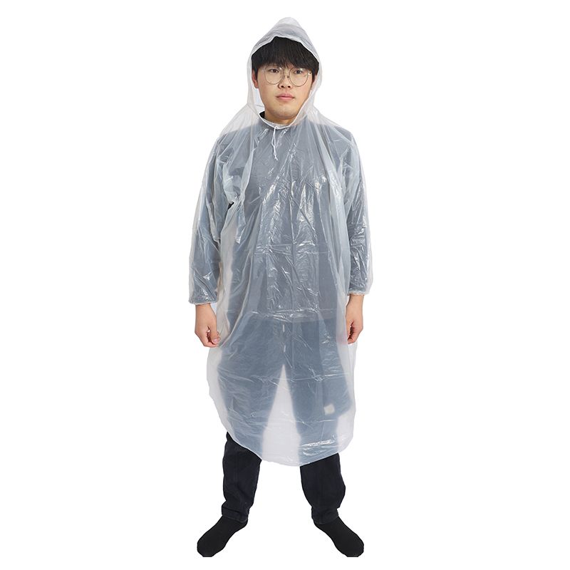 一次性PE雨衣工厂直销批发一次性雨衣加厚一次性成人套头雨衣纯色连体雨衣